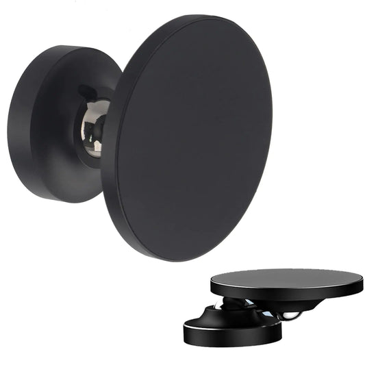 Rigdance Dual Magnetic Phone Mount for Gym Buddy for Gym Magnetic Phone Holder Shower Mount for MagSafe iPhones/All Phones (Black and Silver)