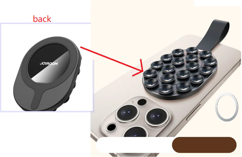 Suction Cup Magnetic Phone Holder Applicable Portable